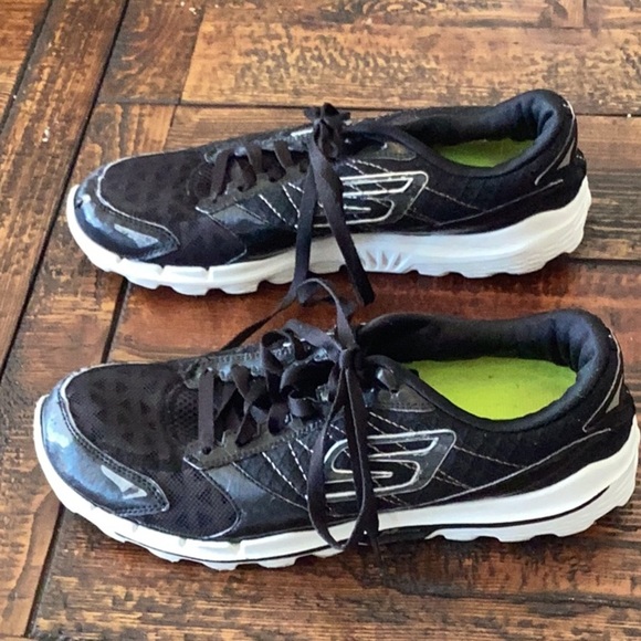 Skechers Go Run 3 Black and Gray Athletic Running Shoes Sz 8.5 - Picture 7 of 10